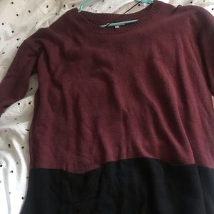 Color blocked Bass Sweater!